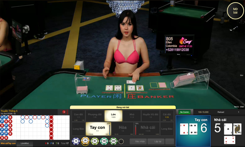 đặt cược baccarat m88