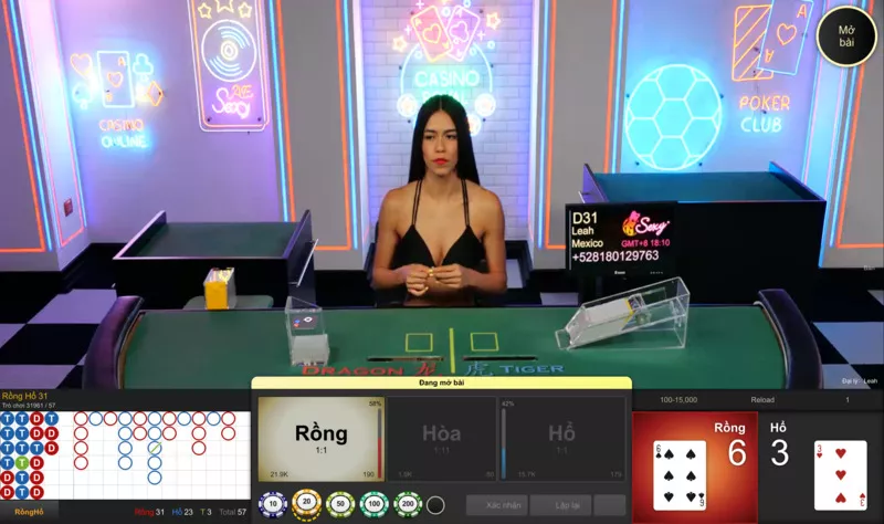 rồng hổ tại casino trực tuyến m88